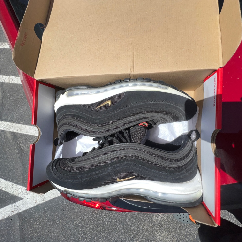 Size 11.5 - Nike Air Max 97 QS Olympic Rings - Black 2019